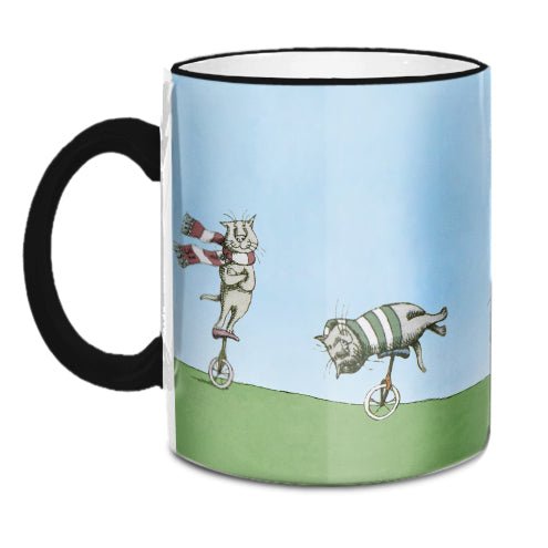 Unicycle Cats Mug